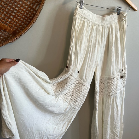 Free People Keeley Set Pants Ivory - Picture 4 of 10